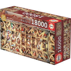 Puzzle Sikstinska kapela Educa 18000 delov od 15 leta