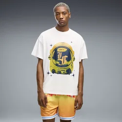 PUMA LaFrancé Heem Aerospace Oversized Tee Men, Clothing, White, 3XL