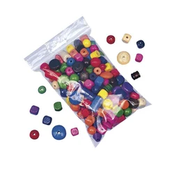 Rayher. Lesene perle, različne barve,16-25 mm o, 250 g