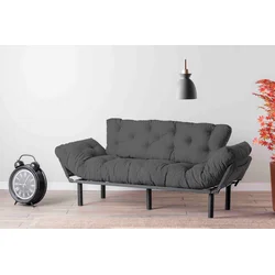 Atelier del Sofa Trosed na razvlačenje Nitta 185x85x70cm Sivi