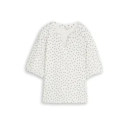 TOM TAILOR Bluza nočno modra / bela