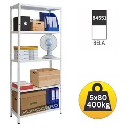 KD Metalna Polica 170x75x30cm 5x80kg
