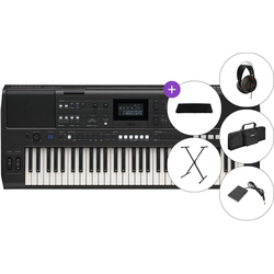 Yamaha PSR-E583 SET 2 Keyboard z dinamiko Black