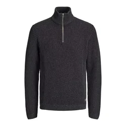 JACK & JONES Pulover JJEDOVER črna