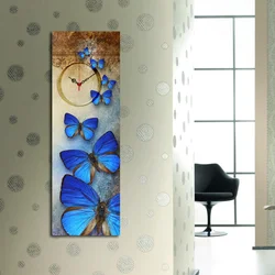 Opviq Zidni sat 30x90cm Šareni