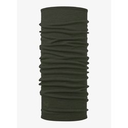Buff Merino Midweight Neckwear Solid Bark UNI