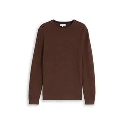 TOM TAILOR Pulover temno rjava