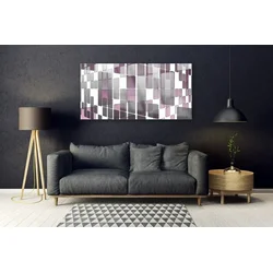 tulup.si Steklena slika Abstrakcija graphics 140x70 cm 4 obešalnika
