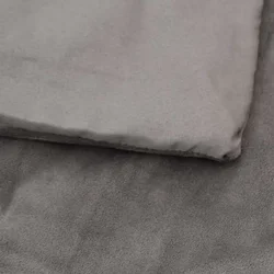 Obtežena odeja s prevleko siva 200x220 cm 9 kg blago