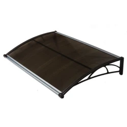 Gutta nadstrešnica za vrata 82x120cm smedja baza ploca 6mm bronza ( 999 )
