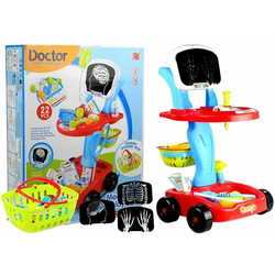 Lean Toys igračka kolica sa medicinskim pomagalima - 22 dodatka