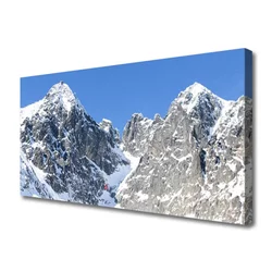 tulup.si Slika na platnu Snow mountain landscape 125x50 cm