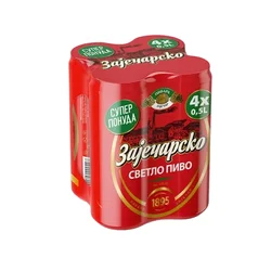 ZAJEČARSKO Pivo, 4 komada x 0.5 l