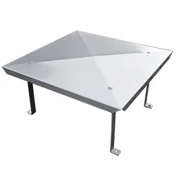 shumee Kuverta iz nerjavečega jekla za dimnik 60 x 80 cm