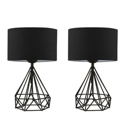 Opviq AYD-2974 Black Table Lamp Set (2 Pieces)- OŠTEĆENO