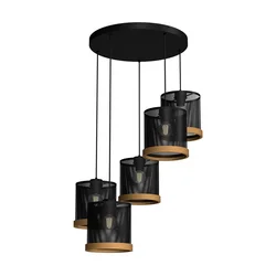 Luster na sajli BERIL 5xE27/60W/230V