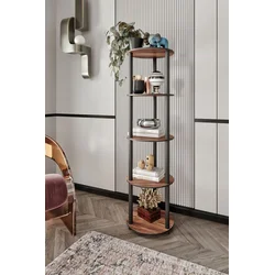 Hanah Home Polica za kuću Bookcase, 34x140x34 cm, Boje oraha