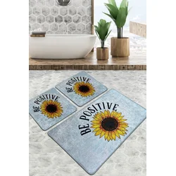 LEssentiel Maison Kupatilski otirač Be Positive, 3 komada, Šareni