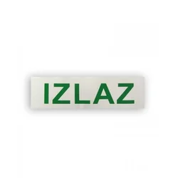 BB Link Nalepnica IZLAZ, 25x9cm