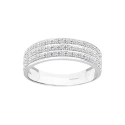 DIAMANT LETERNEL Prstan srebrna