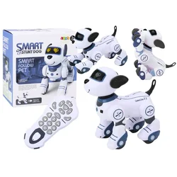 Robot LEAN TOYS interaktivni robot pes, daljinsko voden, pleše, izvršuje ukaze, moder
