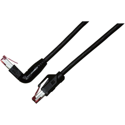 Dätwyler RJ45 mrežni kabel CAT 6A S/FTP [1x RJ45 utikač - 1x RJ45 utikač] 0.50 m crni  nezapaljivi