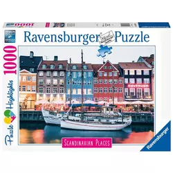 Ravensburger puzzle (slagalice) 1000pcs Scandinavian Places,Copenhagen, Denmark RA16739