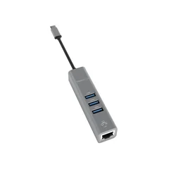 Adapter TER USB 3.2 Gen 1 Type-C v RJ-45, srebrn