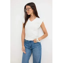 Trendyol Milla Ženska majica TWOSS26TS00285, Bela