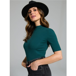 Sinsay - LADIES` T-SHIRT - plavozeleno