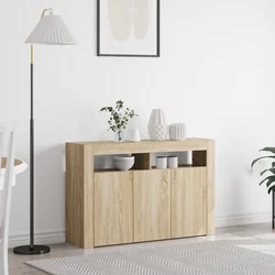 Kreveta Sonoma hrast 116 x 30 x 75 cm Konstruirano drvo