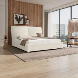 Bessagi Home Oblazinjena Postelja Elli, 180x200, Krem
