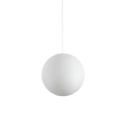 Ideal Lux - Luster na sajli CARTA 1xE27/25W/230V prečnik 40 cm beo