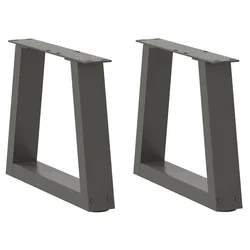 Noge za klub stolić V-oblika 2 kom antracit 40 x (30-31,3) cm čelik