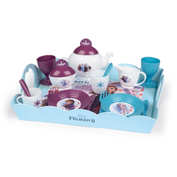Servirni pladenj Frozen 2 Disney XL Tea Time Smoby s 17 dodatki