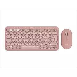 LOGITECH set bežična tastatura i miš Pebble 2 Combo Rose V/Bluetooth, Logitech Bolt