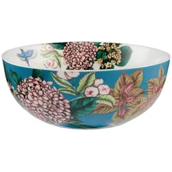 MAXWELL&WILLIAMS skleda Reminisce Floral, keramika, modra, 16x7 cm