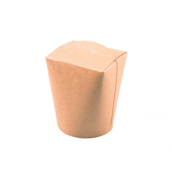 Kartonska kutija za nudle/pastu, 500 ml, 84x68x98 mm kraft, 35 kom