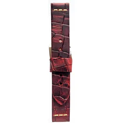 Kožni kaiš 22mm Bordo 22.260