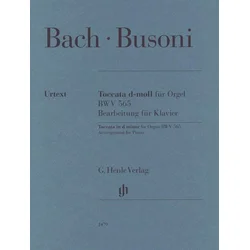 BACH/BUSONI:TOCCATA IN D-MOLL BWV 565 VERSION FOR PIANO