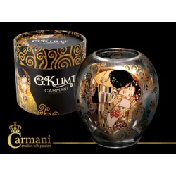 shumee Steklen svečnik - G. Klimt, Poljub (carmani)
