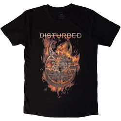 Disturbed Majica Burning Belief Unisex Black M