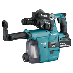 Makita Makita cordless combi hammer DHR243RTJW, 18Volt, rotary hammer (blue / black, MAKPAC size 4,