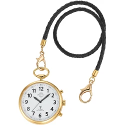 Master Time MTGA-10939-12M Radio-Controlled Quartz Talking Pocket Watch 40mm