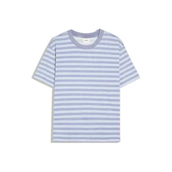 Bershka Majica opal / golobje modra
