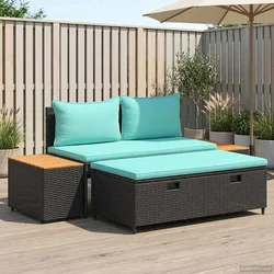 Set vanjskih sofa 4 -Seater 4 pcs 55 x 30 x 39 cm