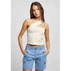 Womens single strap top whitesand
