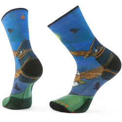 Nogavice Smartwool Eagle Hike, lagoon blue (M)