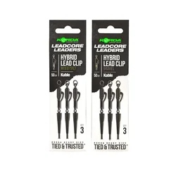 KABLE LEADCORE LEADER HYBRID LEAD CLIP GRAVEL 50cm (KLL001)