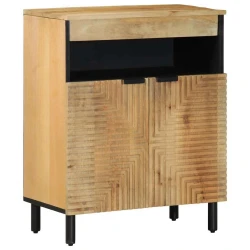 vidaXL Bivak Brown 60x33x75 cm Masivni les Mango
